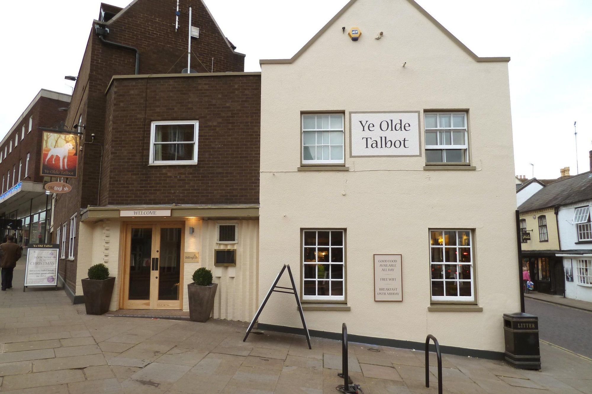 Ye Olde Talbot Hotel By Greene King Inns Worcester Bagian luar foto